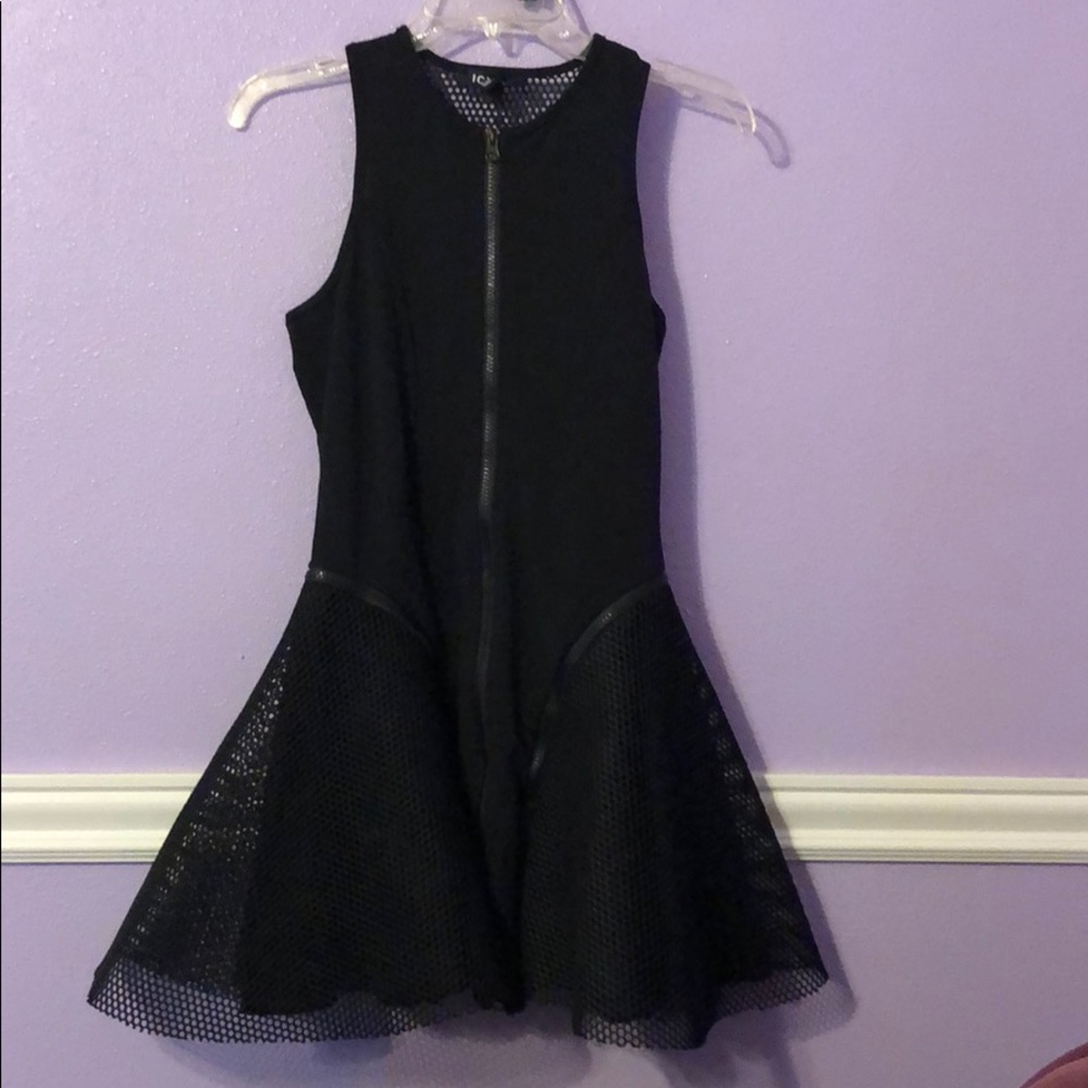 Black Zip Dress